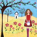  Art Print - Flower Garden